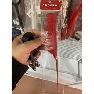 Lược Chia Tóc Đuôi Nhọn Chaoba đỏ