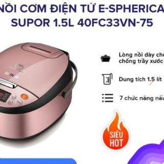 Nồi cơm điện tử Supor 40FC33 1.5 lít