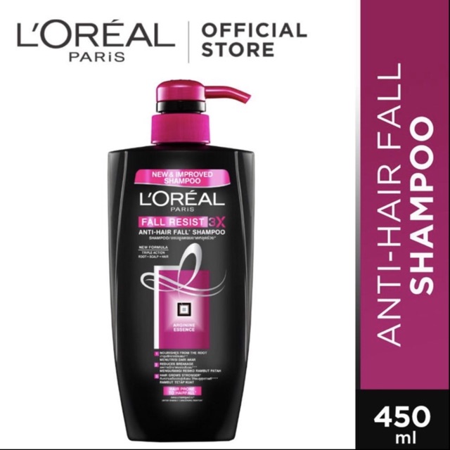 Dầu gội đầu L'Oreal Fall phục hồi 3X 450ml