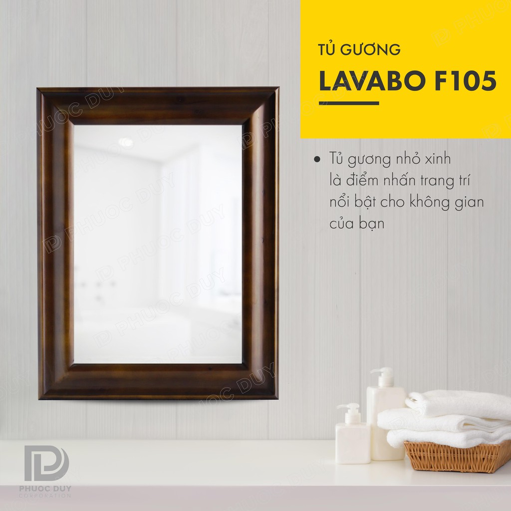 Tủ gương phòng tắm treo tường đa năng - Tủ gương Lavabo F105