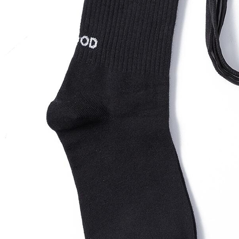 Vớ Cotton Có Dây Chéo In Chữ Phong Cách Gothic Lolita Nhật Bản Cho Nữ