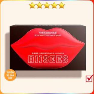 KING DC Hộp 20 Miếng Mặt Nạ Môi Hoa Hồng Giúp Đôi Môi Hồng Hào Tươi Tắn Hàng Chuẩn Nội Địa