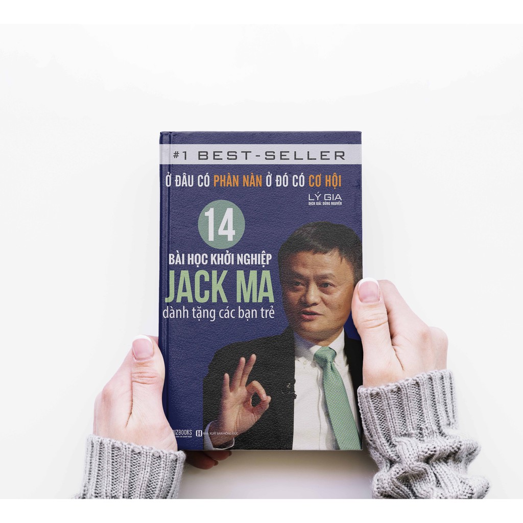 Sách - BIZBOOKS - 14 Bài Học Khởi Nghiệp Jack Ma Dành Tặng Các Bạn Trẻ - 1 BEST SELLER