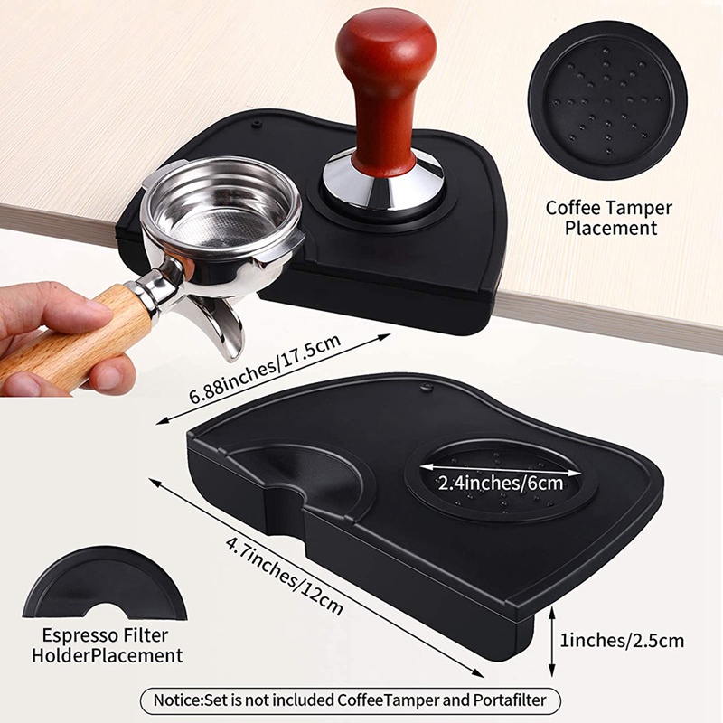 Set 2 Đế Silicone Chống Trượt Cho Máy Pha Cà Phê Espresso