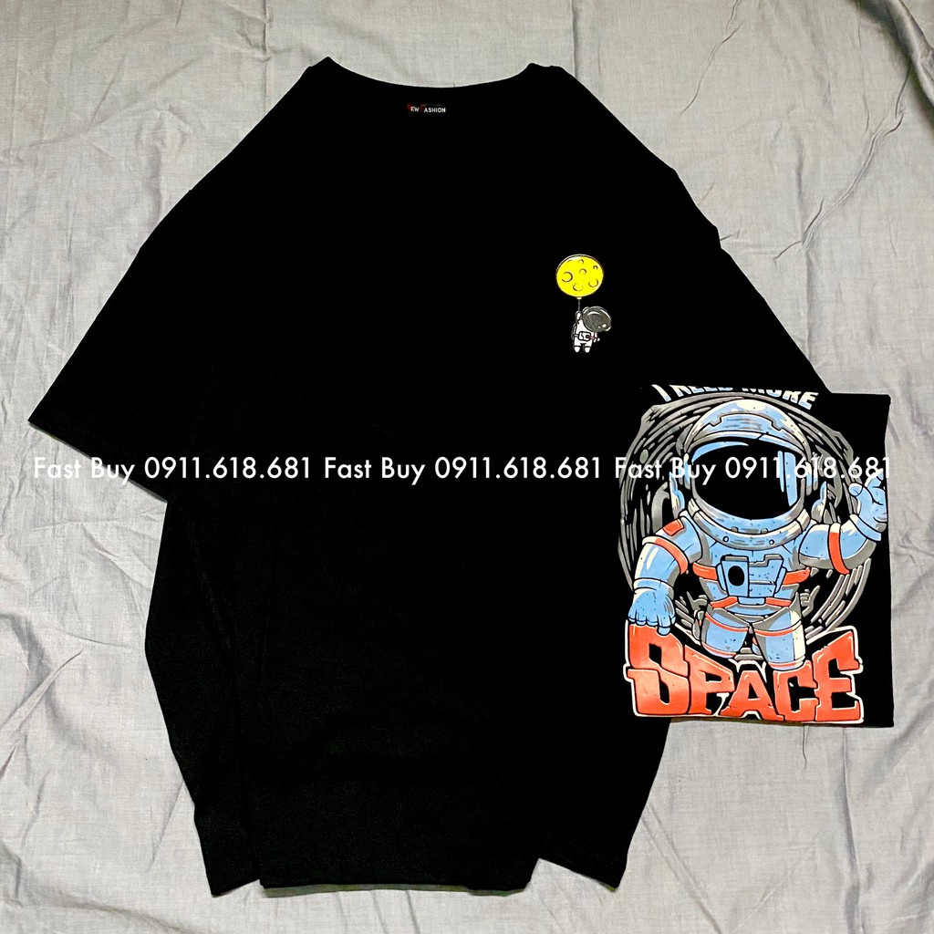 Áo thun nam nữ cotton tay lỡ phông rộng unisex siêu đẹp hình thật không gian cá tính | BigBuy360 - bigbuy360.vn