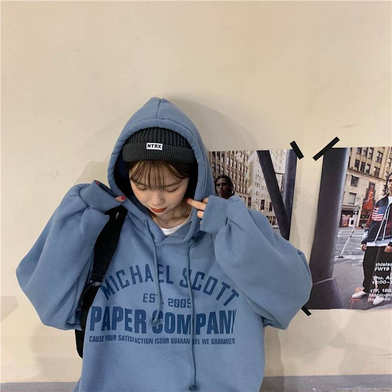 Áo Nỉ Nữ Dài Tay Có Mũ Thời Trang Hàn | BigBuy360 - bigbuy360.vn