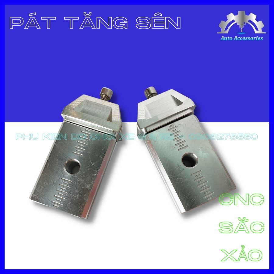 Pát CNC - Pát Tăng Sên Âm Winner X Exciter 150 Ex150 Sonic Raider Satria -CNC tỷ mỉ công nghệ sơn tĩnh điện không gỉ sét