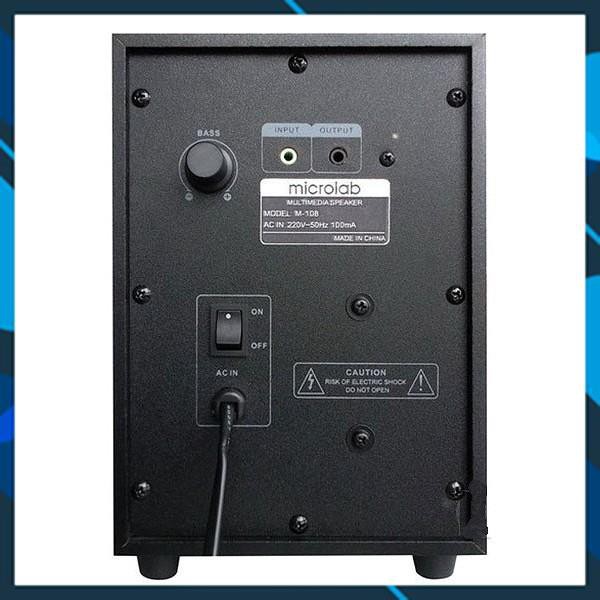 [FreeShip] Loa máy tính Microlab M108 2.1 - Hàng chính hãng  [Lỗi 1 đổi 1] | BigBuy360 - bigbuy360.vn