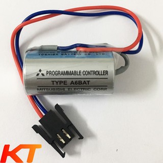 Pin A6BAT _Pin Mitsubishi A6BAT; Pin nuôi nguồn Mitsubishi A6BAT lithium 3.6v 2/3A 1700mAh _Xuất xứ Nhật