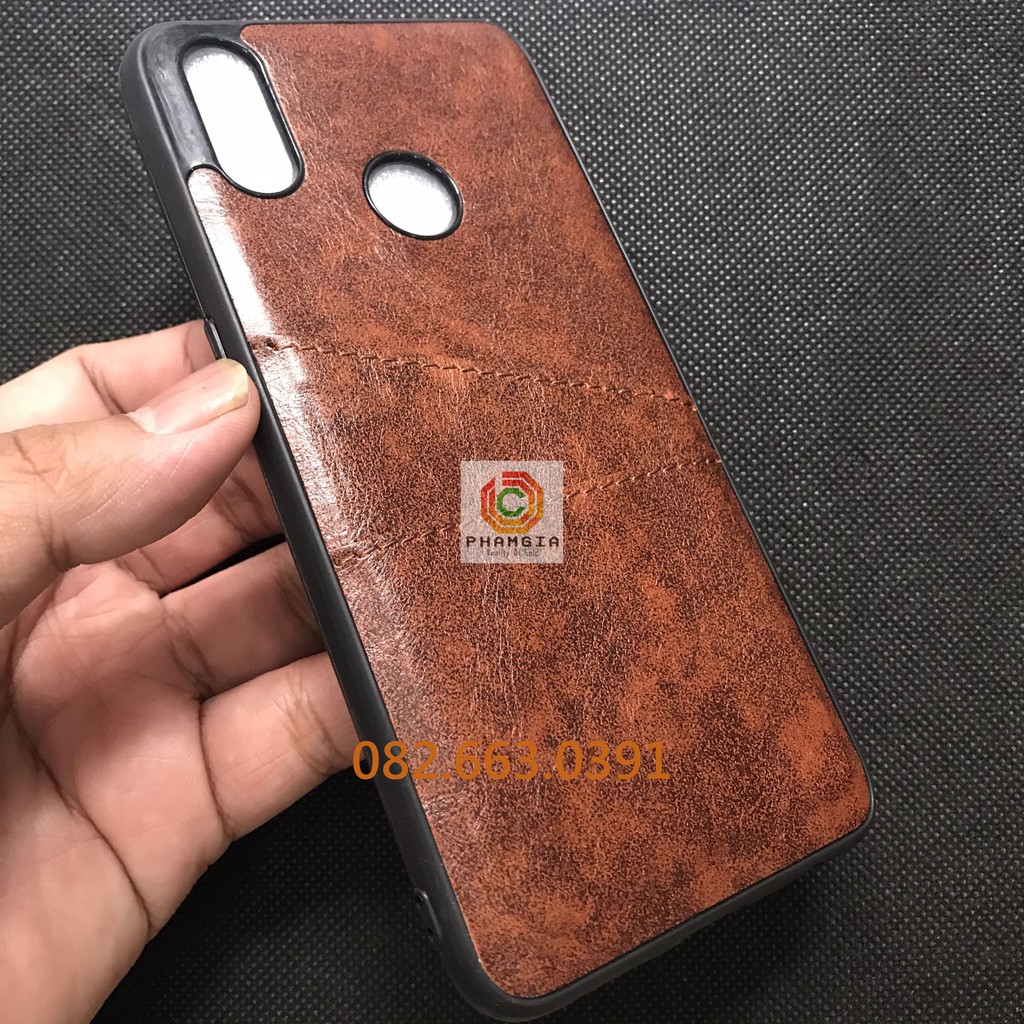 Ốp lưng da Realme 3 pro chất liệu da siêu mịn