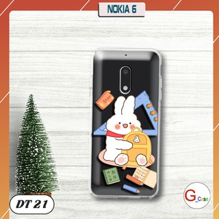 Ốp lưng NOKIA 6 dẻo trong in hình