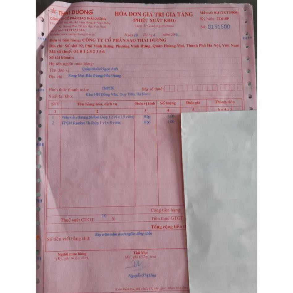 Rocket 1 giờ Sao Thái Dương hộp 1 vỉ 6 viên | BigBuy360 - bigbuy360.vn