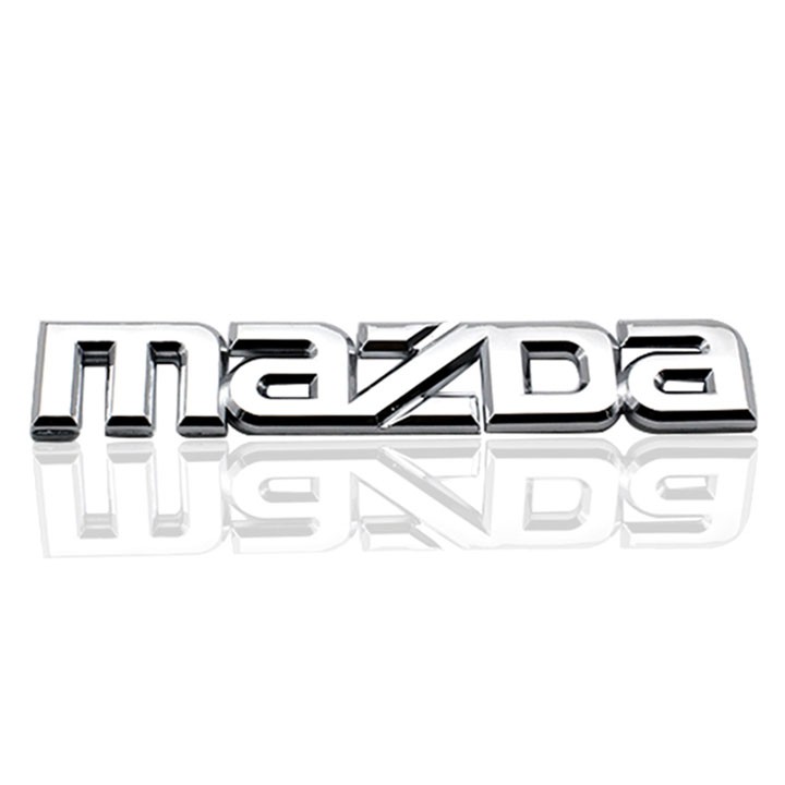 Tem Logo Chữ Nổi MAZDA Dán Đuôi Xe 14.2*2.5CM