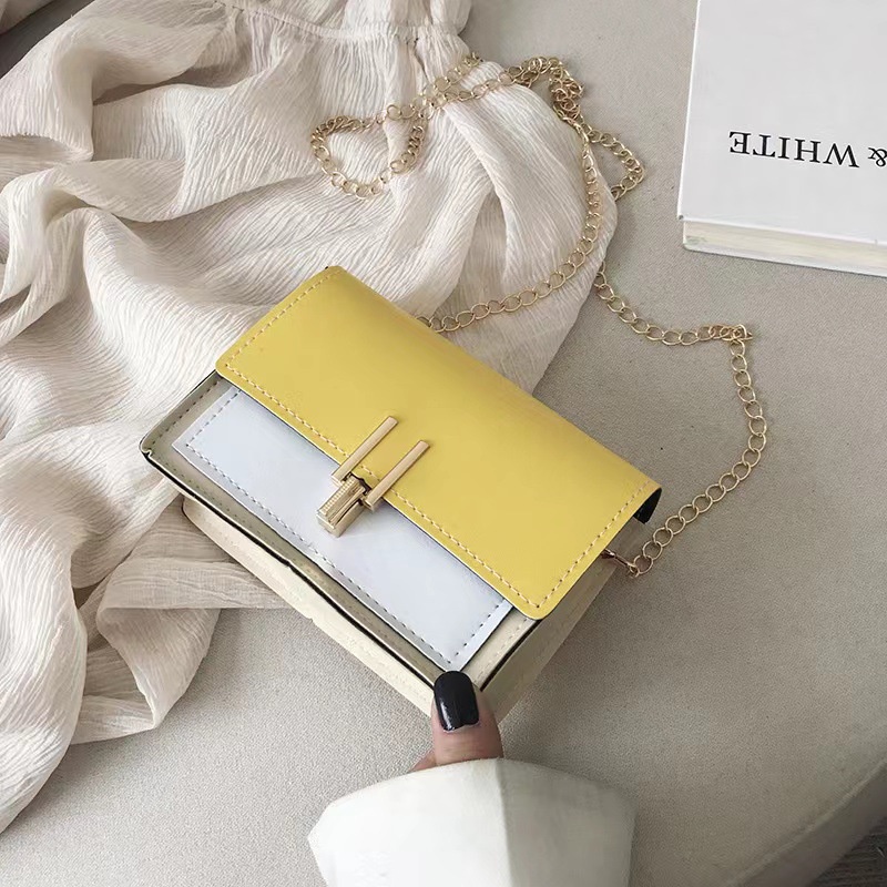 Túi đeo chéo nữ  TTF202 túi đeo chéo nữ dây xích chất da mềm, chống nước túi xách nữ đẹp đeo vai đi chơi dự tiệc