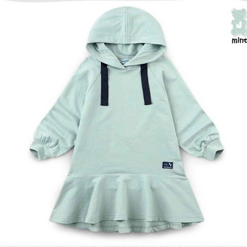 Váy hoodie nỉ da cá Jelis. HA1608 (2 màu)
