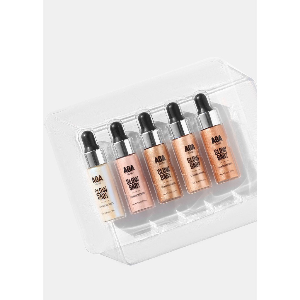 BỘ 5 CHAI BẮT SÁNG Paw Paw Charity: AOA Baby Glow Liquid Highlighters | BigBuy360 - bigbuy360.vn