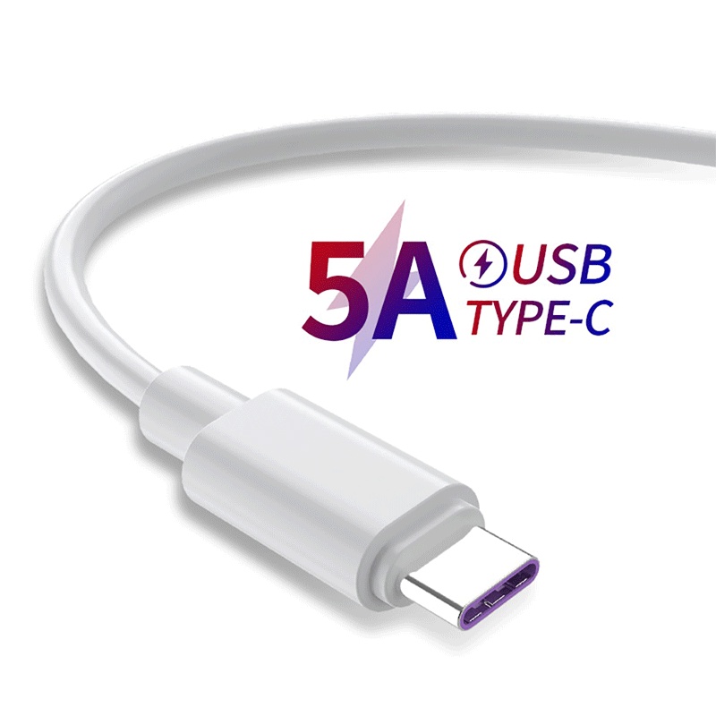Dây Cáp Sạc Nhanh USB Loại C 5A 40W 1m Cho Huawei P40 Pro Mate 30 P30 Pro
