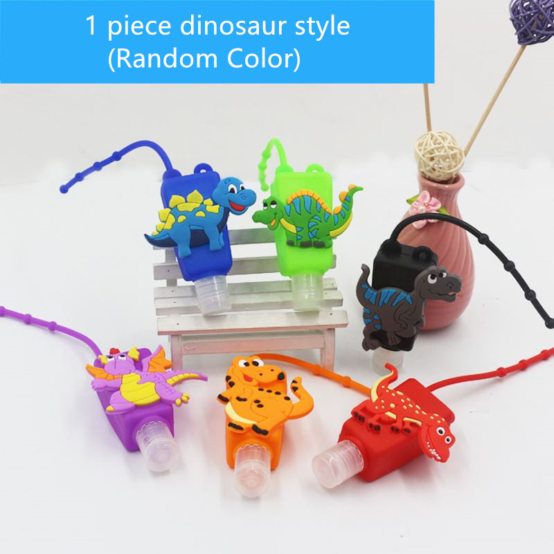 Bộ 5 Giá Đỡ Chai Nước Rửa Tay Hình Khủng Long/Khủng Long Hoạt Hình Dành Cho Trẻ Em