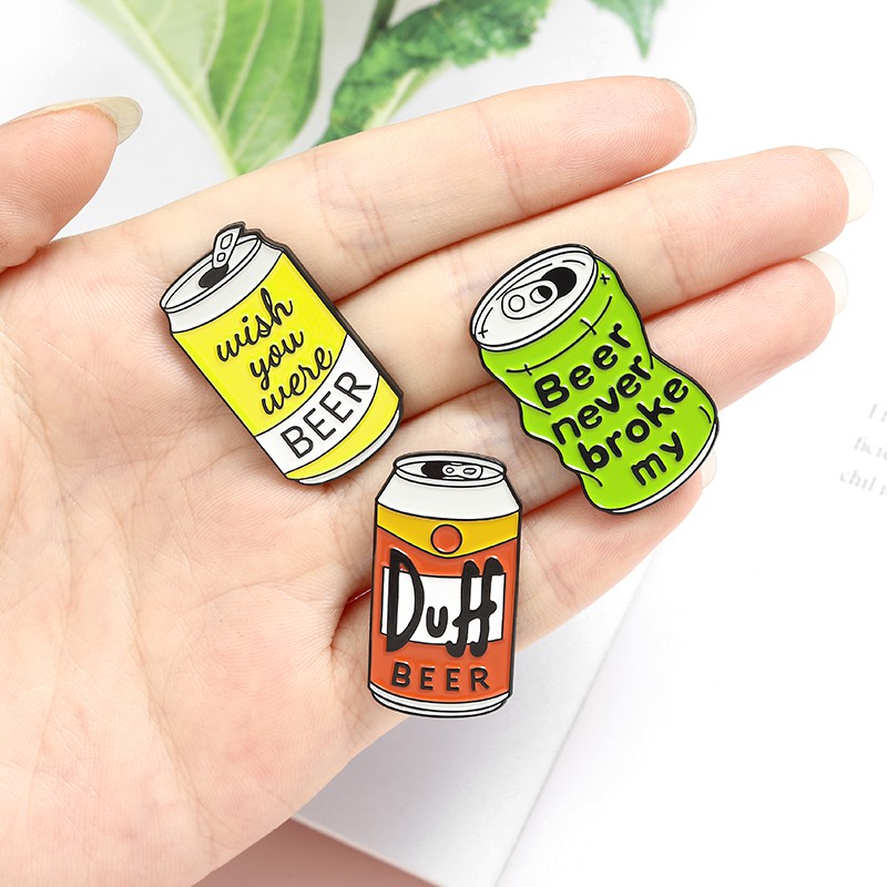 Ghim Cài Áo Hình Bia Vui Nhộn