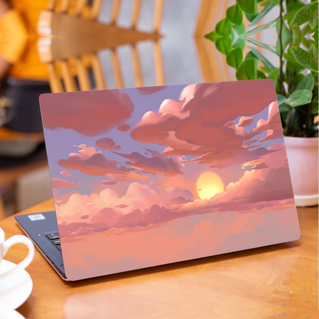 Skin Laptop In Hình Sunset - Hoàng Hôn Dành Cho Các Dòng Máy Dell Hp Asus Msi Acer Lenovo Macbook Theo Yêu Cầu