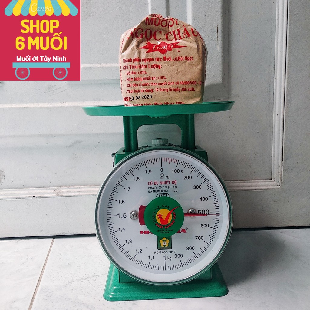 [Ảnh thật] [500gr] Muối ớt Tây Ninh Ngọc Châu loại I *BỘT NHUYỄN* (ăn chay được, có tỏi) | BigBuy360 - bigbuy360.vn