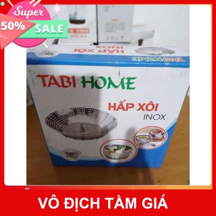 Vỉ hấp inox xòe, gấp gọn đa năng