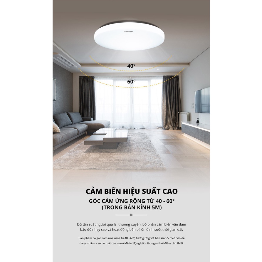 Đèn ốp trần nổi Panasonic Simple Ceiling 2G loại thường Công suất 12W/18W tuổi thọ 25000 giờ
