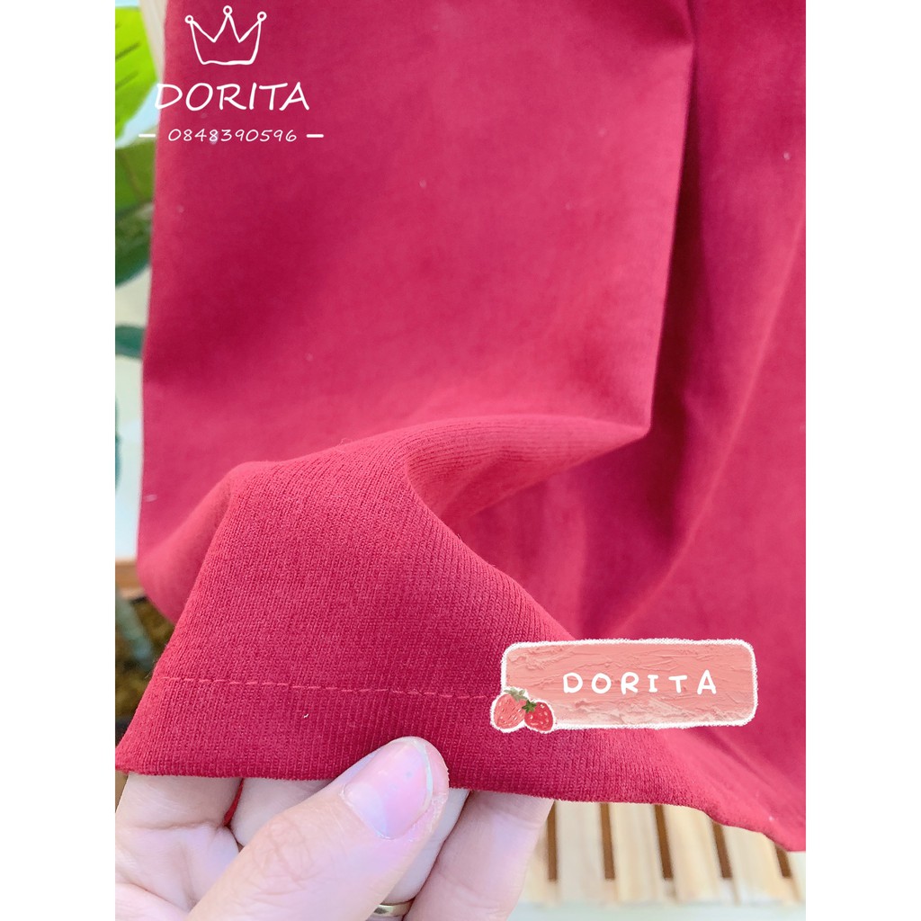 [Ảnh thật/Video Váy nhung viền bèo, Váy đỏ nhung - Dorita Boutique | BigBuy360 - bigbuy360.vn