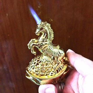 [Cực Rẻ]BẬT LỬA KHÈ HÌNH CON NGỰA VÀNG - (XÀI GAS)