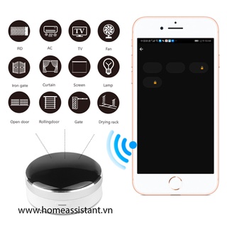 Trung Tâm Hồng Ngoại IR Và RF 433Mhz Wifi Tuya IRF (Điều khiển cửa cuốn qua điện thoại)