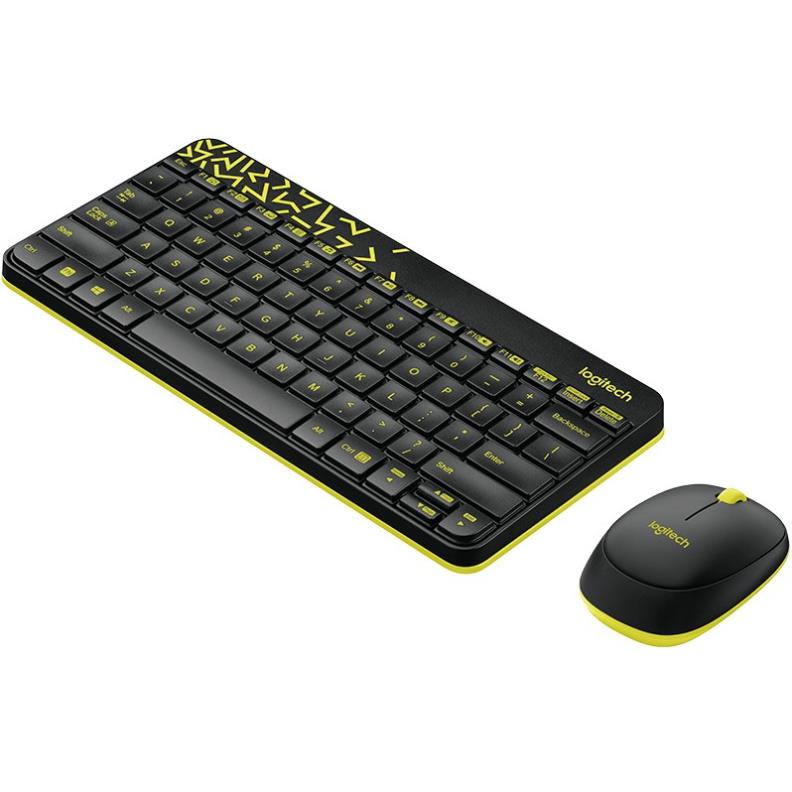 Bàn phím chuột Logitech MK240 Nano - Không dây 2.4 Ghz