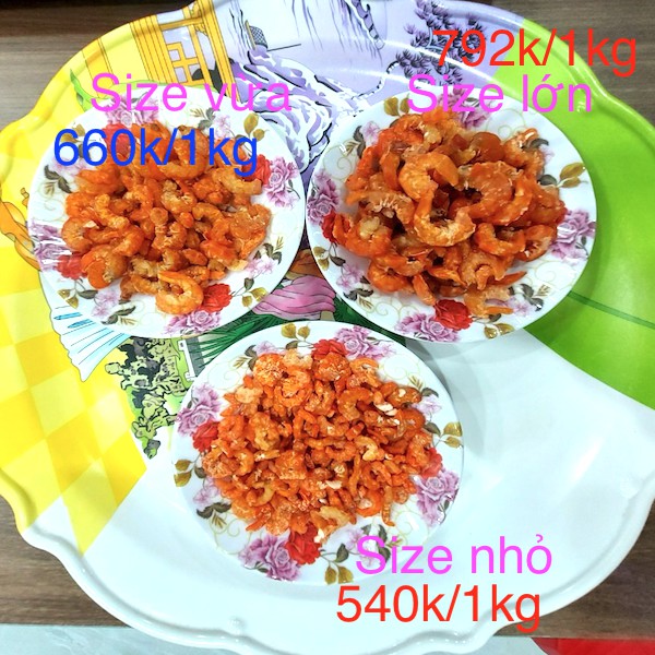 Tôm khô Cà Mau không chất bảo quản, không hoá phẩm màu (loại nhỏ nấu canh) bịch 500gram