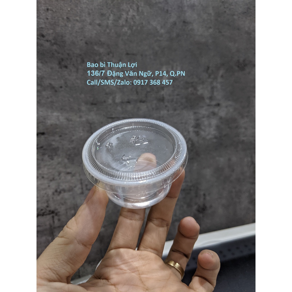 Hũ sốt / Hũ nước chấm  40ml / 60ml / 80ml : đựng nước chấm, tương, nước sốt, muối ớt...