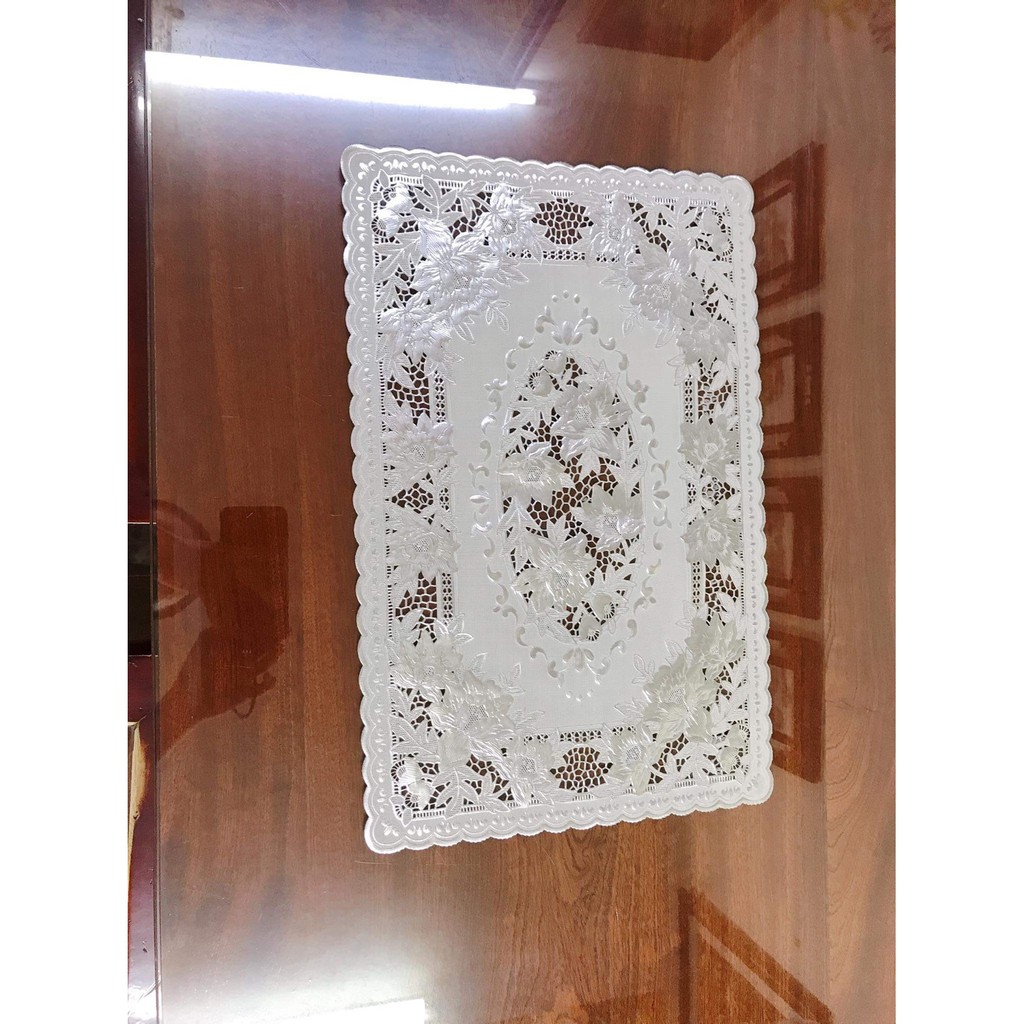 [SIÊU RẺ] Khăn trải bàn Ren Hoa 30x45cm - HÀNG ĐẸP❤️