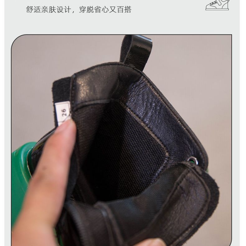 Giày Bốt Martin Da Bóng Đế Mềm Cao Cấp Thời Trang Mùa Thu 2022 Cho Bạn Gái