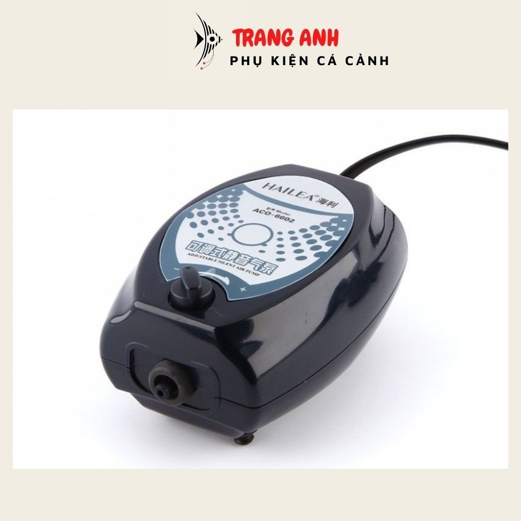 Máy sủi 1 vòi, 2 vòi Hailea Aco 6602, Aco 6604  chạy khỏe, êm cho hồ cá cảnh