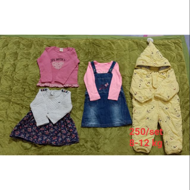 Set body bông cho bé