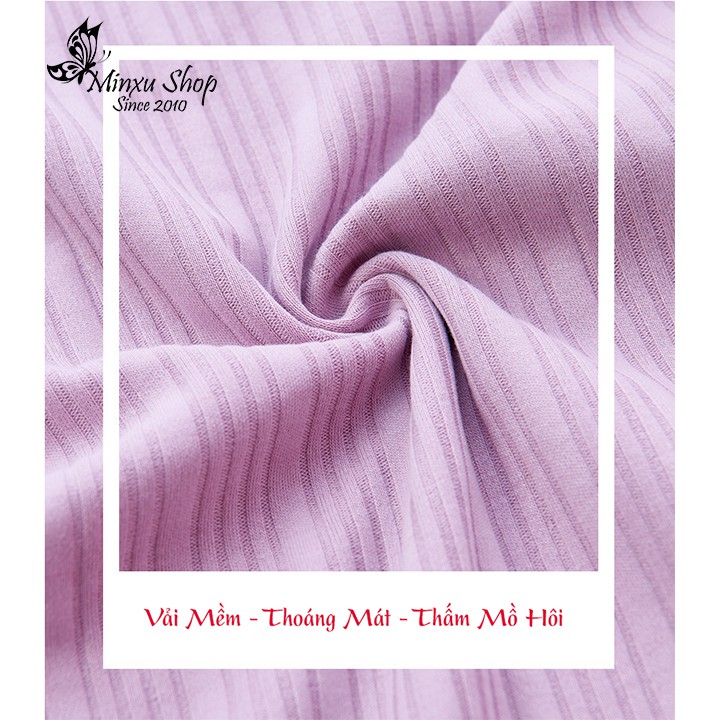 Váy Ngủ Đầm Ngủ Mặc Nhà Cotton Dáng Suông Minxu Shop - Thoáng Khí Làm Mát Mùa Hè - Phong Cách Hàn Quốc V304