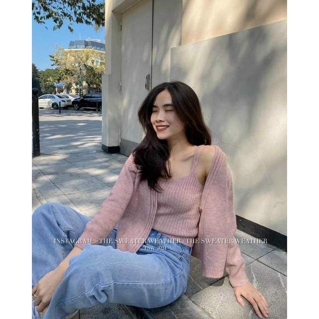 Set 2 áo len chất đẹp siêu hot