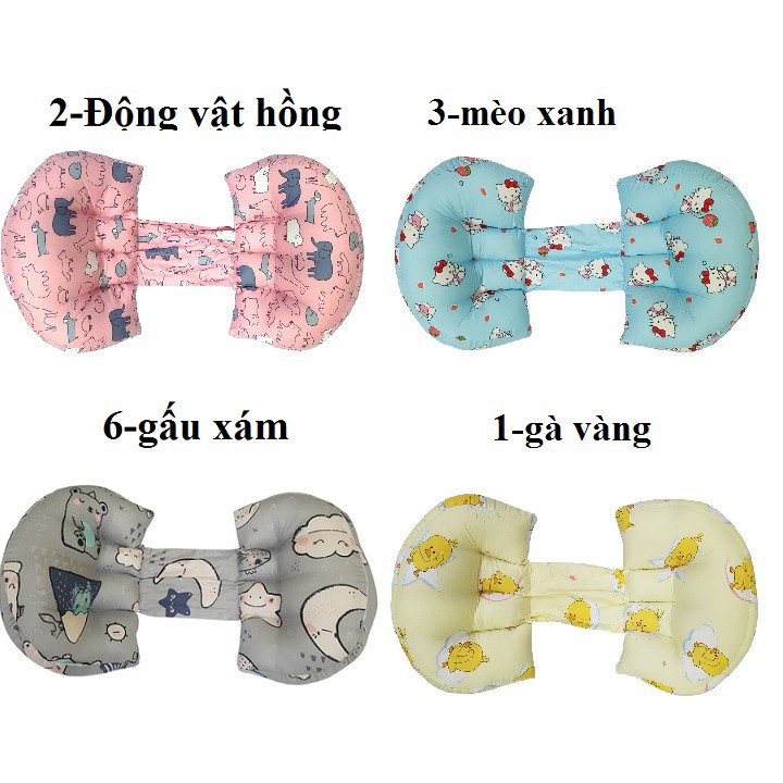 [LIKADO] Gối cho bà bầu vải 100% cotton ruột bông nhân tạo Too Simple