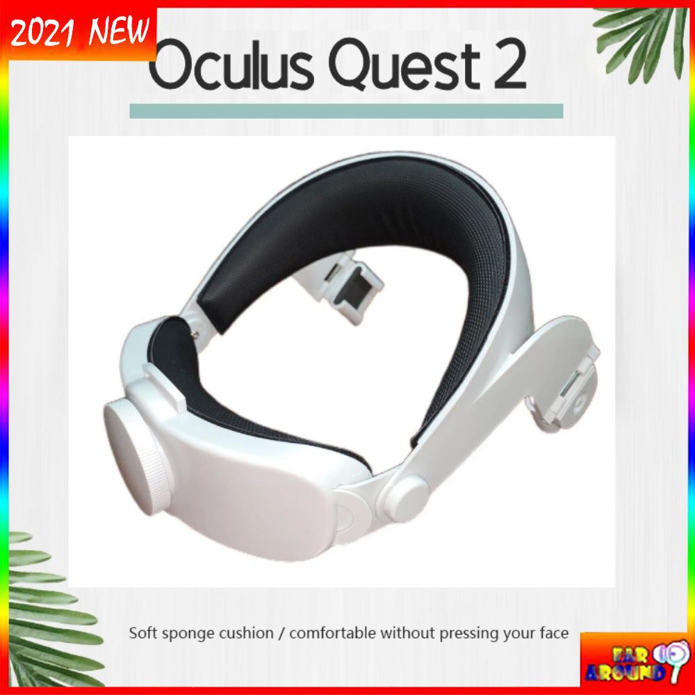 Dây Đeo Đầu Vòng 2 Vòng Điều Khiển Game Halo Cho Oculus Quest 2