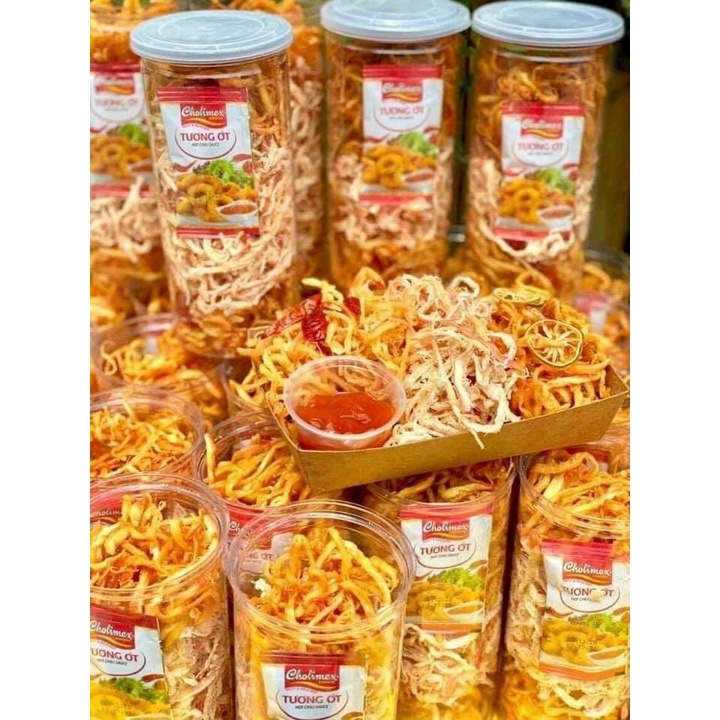 Mực Khô Xé Sợ 300g Mix 3 Vị Bơ Tỏi+Hấp Dừa+Tomyum | BigBuy360 - bigbuy360.vn