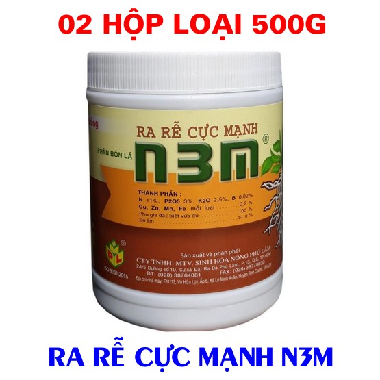 2 Hộp Ra rễ cực mạnh, kích mầm hạt giống N3M 500g | BigBuy360 - bigbuy360.vn