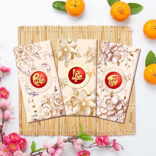 COMBO 100 cái BAO LÌ XÌ PHÚC LỘC THỌ NĂM 2023