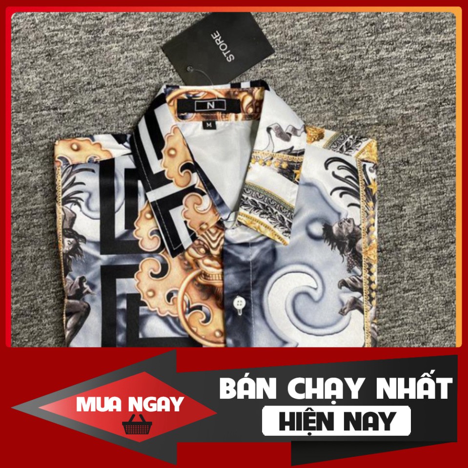 GIÁ SỐC HOT 2021 BST Áo Sơ Mi ADOKA STORE Đôi Couple Họa Tiết Versace Chuyên Cặp Đôi Couple -Mẫu D17 Adoka VIP