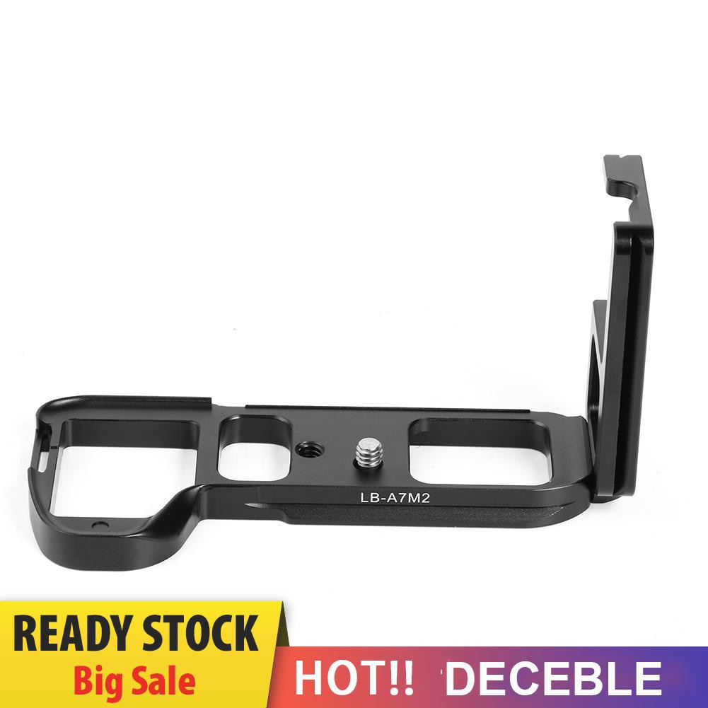 Deceble L Type Quick Release Plate Vertical L Bracket Hand Grip for Sony A7M2 A7II