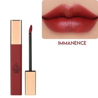 Son kem 3CE Cloud Lip Tint màu IMMANENCE đỏ rượu vang