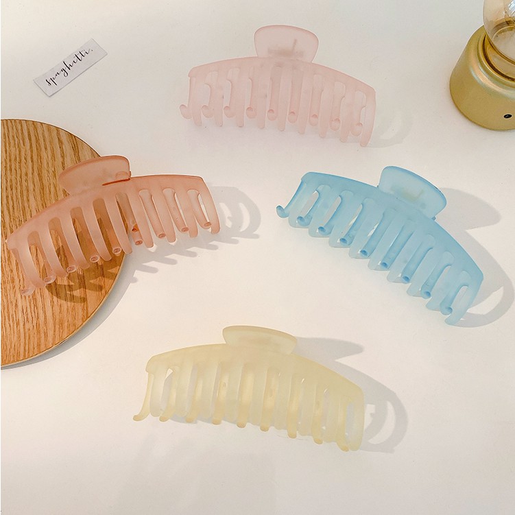 Kẹp tóc màu kẹo ngọt phong cách Hàn Quốc thời trang xinh xắn cho nữ