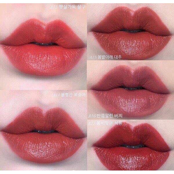 Son kem lì Black Rouge A17 - Đỏ Đậm  Air Fit Velvet Tint
