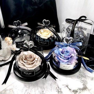 HỘP HOA HỒNG VĨNH CỬU HỘP ĐỰNG TRANG SỨC NHẪN DÂY CHUYỀN LÀM QUÀ TẶNG NGƯỜI YÊU,SINH NHẬT,GIÁNG SINH,ĐỒ LƯU NIỆM